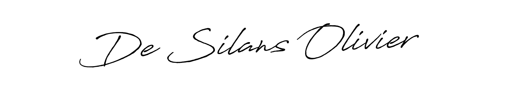Make a beautiful signature design for name De Silans Olivier. Use this online signature maker to create a handwritten signature for free. De Silans Olivier signature style 7 images and pictures png