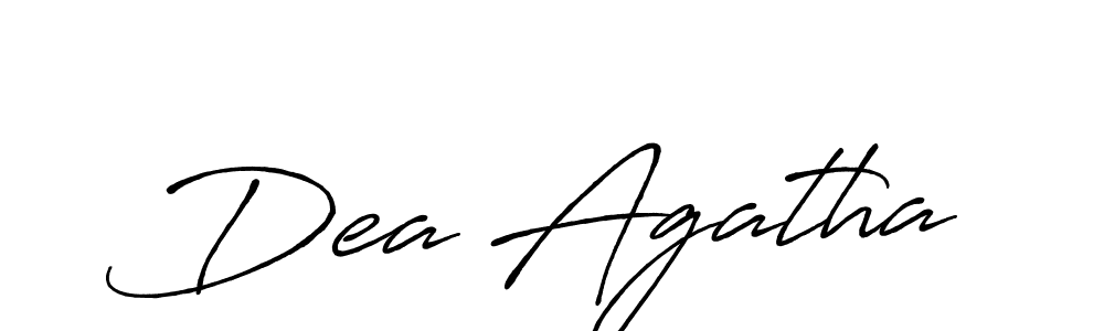 Design your own signature with our free online signature maker. With this signature software, you can create a handwritten (Antro_Vectra_Bolder) signature for name Dea Agatha. Dea Agatha signature style 7 images and pictures png