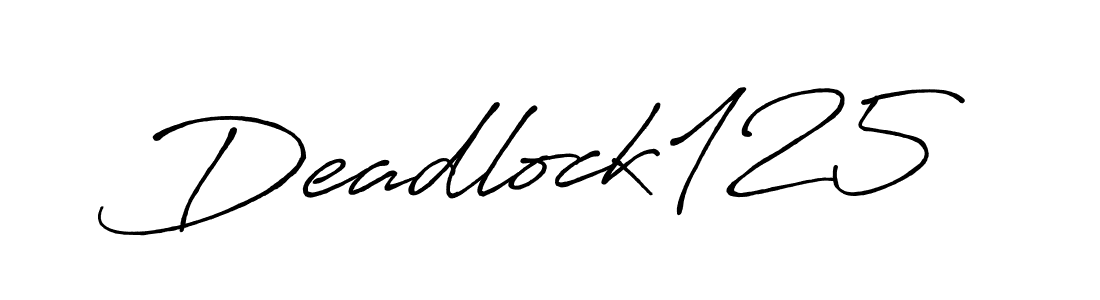 Similarly Antro_Vectra_Bolder is the best handwritten signature design. Signature creator online .You can use it as an online autograph creator for name Deadlock125. Deadlock125 signature style 7 images and pictures png