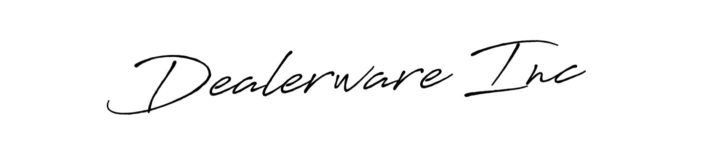 Best and Professional Signature Style for Dealerware Inc. Antro_Vectra_Bolder Best Signature Style Collection. Dealerware Inc signature style 7 images and pictures png