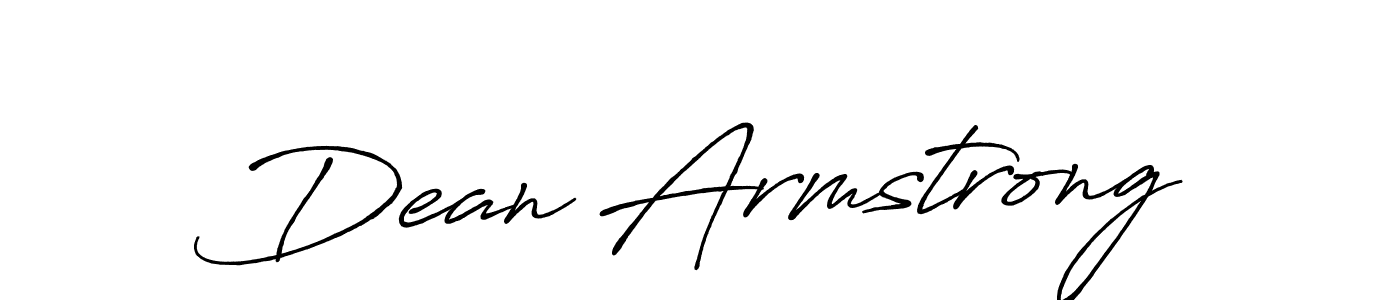 Design your own signature with our free online signature maker. With this signature software, you can create a handwritten (Antro_Vectra_Bolder) signature for name Dean Armstrong. Dean Armstrong signature style 7 images and pictures png