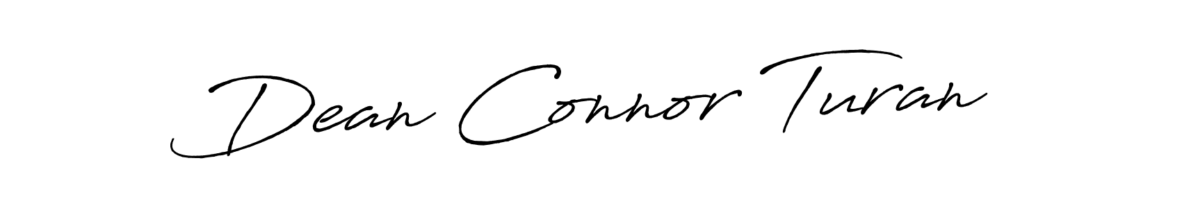 Antro_Vectra_Bolder is a professional signature style that is perfect for those who want to add a touch of class to their signature. It is also a great choice for those who want to make their signature more unique. Get Dean Connor Turan name to fancy signature for free. Dean Connor Turan signature style 7 images and pictures png