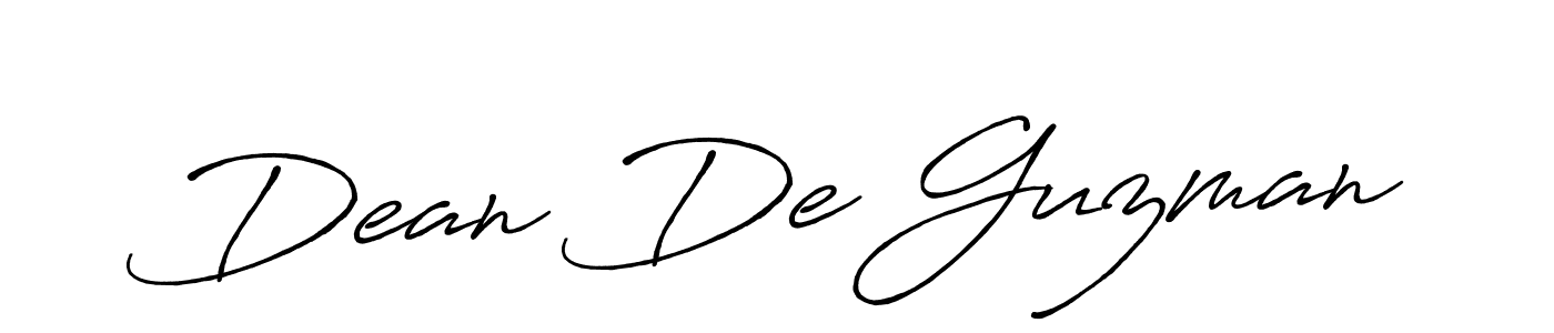 Make a short Dean De Guzman signature style. Manage your documents anywhere anytime using Antro_Vectra_Bolder. Create and add eSignatures, submit forms, share and send files easily. Dean De Guzman signature style 7 images and pictures png