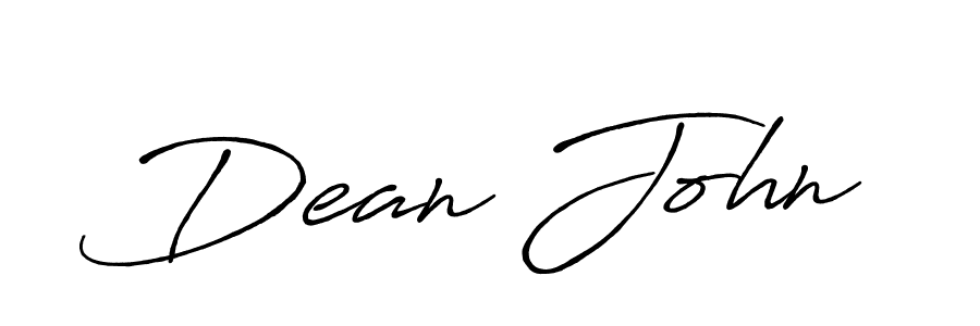 Create a beautiful signature design for name Dean John. With this signature (Antro_Vectra_Bolder) fonts, you can make a handwritten signature for free. Dean John signature style 7 images and pictures png