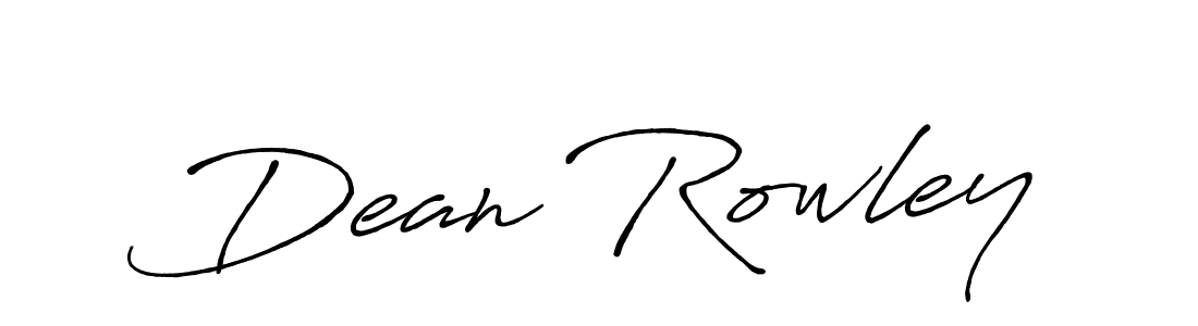 Design your own signature with our free online signature maker. With this signature software, you can create a handwritten (Antro_Vectra_Bolder) signature for name Dean Rowley. Dean Rowley signature style 7 images and pictures png