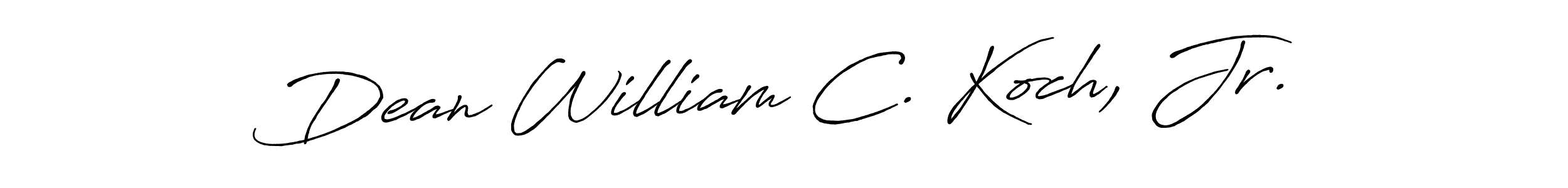 Make a beautiful signature design for name Dean William C. Koch, Jr.. Use this online signature maker to create a handwritten signature for free. Dean William C. Koch, Jr. signature style 7 images and pictures png