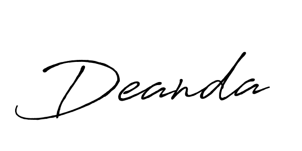 Once you've used our free online signature maker to create your best signature Antro_Vectra_Bolder style, it's time to enjoy all of the benefits that Deanda name signing documents. Deanda signature style 7 images and pictures png