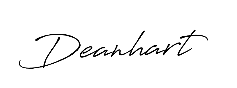 Deanhart stylish signature style. Best Handwritten Sign (Antro_Vectra_Bolder) for my name. Handwritten Signature Collection Ideas for my name Deanhart. Deanhart signature style 7 images and pictures png