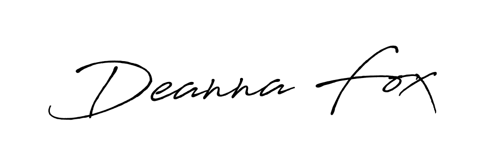 How to make Deanna Fox signature? Antro_Vectra_Bolder is a professional autograph style. Create handwritten signature for Deanna Fox name. Deanna Fox signature style 7 images and pictures png