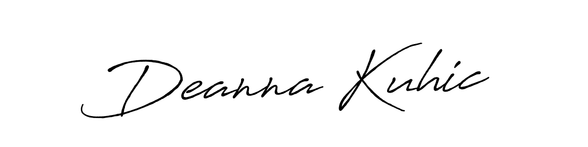 if you are searching for the best signature style for your name Deanna Kuhic. so please give up your signature search. here we have designed multiple signature styles  using Antro_Vectra_Bolder. Deanna Kuhic signature style 7 images and pictures png
