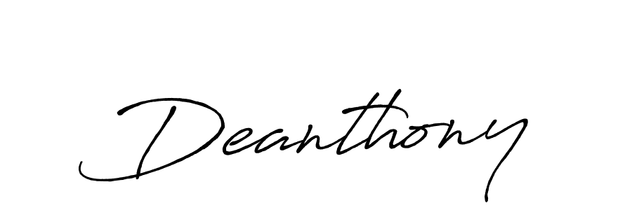 Here are the top 10 professional signature styles for the name Deanthony. These are the best autograph styles you can use for your name. Deanthony signature style 7 images and pictures png