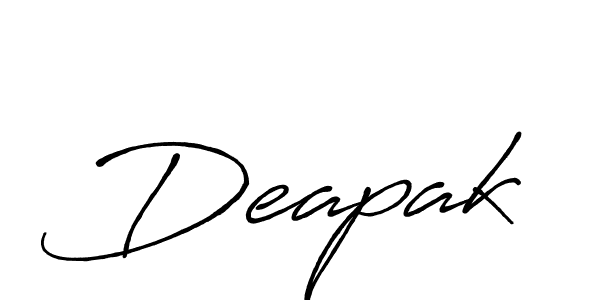 Create a beautiful signature design for name Deapak. With this signature (Antro_Vectra_Bolder) fonts, you can make a handwritten signature for free. Deapak signature style 7 images and pictures png