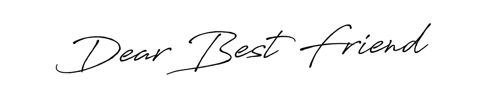 How to make Dear Best Friend signature? Antro_Vectra_Bolder is a professional autograph style. Create handwritten signature for Dear Best Friend name. Dear Best Friend signature style 7 images and pictures png