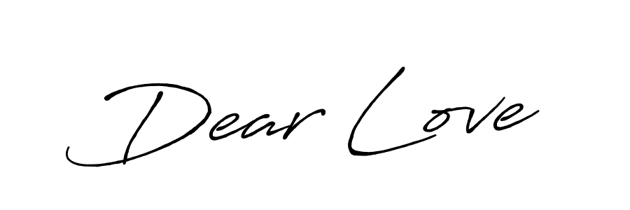 You should practise on your own different ways (Antro_Vectra_Bolder) to write your name (Dear Love) in signature. don't let someone else do it for you. Dear Love signature style 7 images and pictures png