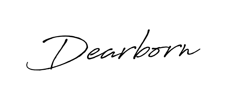 How to make Dearborn signature? Antro_Vectra_Bolder is a professional autograph style. Create handwritten signature for Dearborn name. Dearborn signature style 7 images and pictures png