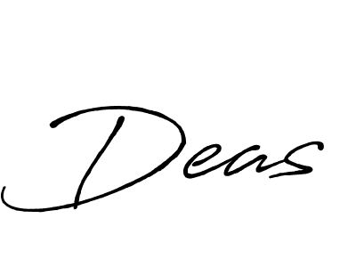 Create a beautiful signature design for name Deas. With this signature (Antro_Vectra_Bolder) fonts, you can make a handwritten signature for free. Deas signature style 7 images and pictures png