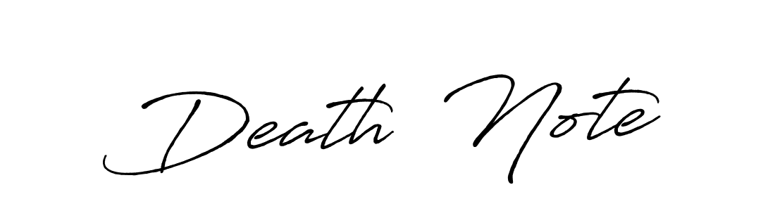 Also we have Death  Note name is the best signature style. Create professional handwritten signature collection using Antro_Vectra_Bolder autograph style. Death  Note signature style 7 images and pictures png