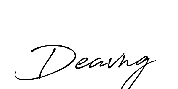 Also we have Deavng name is the best signature style. Create professional handwritten signature collection using Antro_Vectra_Bolder autograph style. Deavng signature style 7 images and pictures png