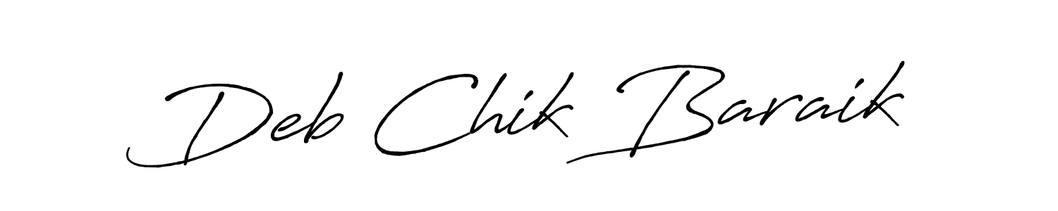 Also You can easily find your signature by using the search form. We will create Deb Chik Baraik name handwritten signature images for you free of cost using Antro_Vectra_Bolder sign style. Deb Chik Baraik signature style 7 images and pictures png