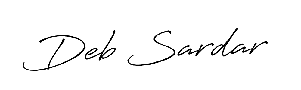 Once you've used our free online signature maker to create your best signature Antro_Vectra_Bolder style, it's time to enjoy all of the benefits that Deb Sardar name signing documents. Deb Sardar signature style 7 images and pictures png