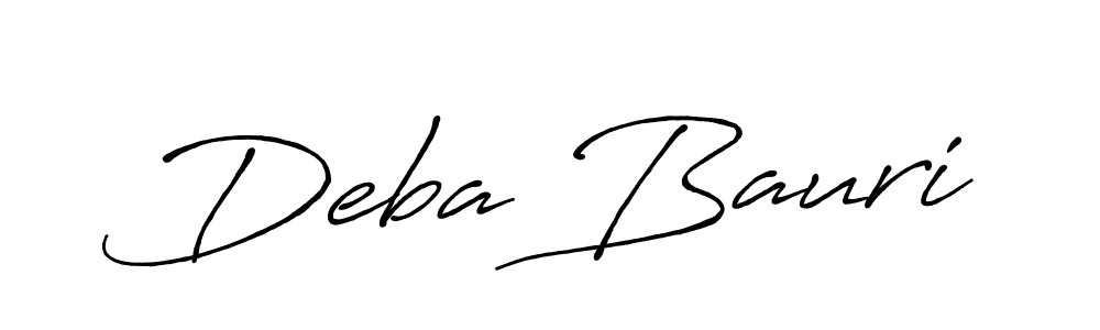 if you are searching for the best signature style for your name Deba Bauri. so please give up your signature search. here we have designed multiple signature styles  using Antro_Vectra_Bolder. Deba Bauri signature style 7 images and pictures png
