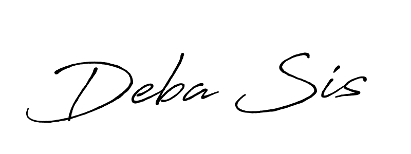 Once you've used our free online signature maker to create your best signature Antro_Vectra_Bolder style, it's time to enjoy all of the benefits that Deba Sis name signing documents. Deba Sis signature style 7 images and pictures png