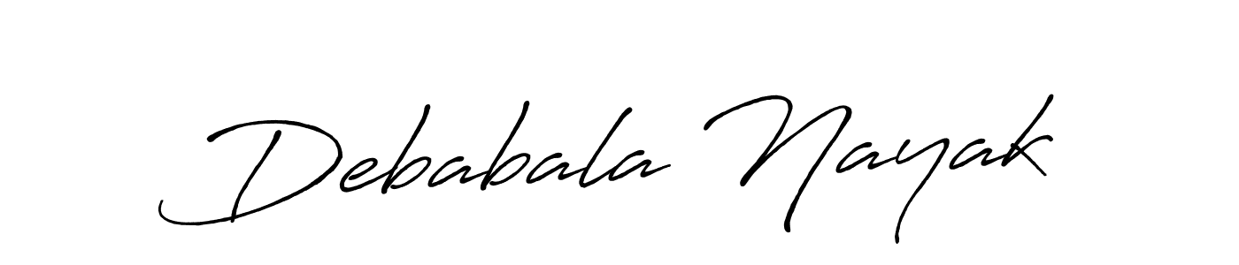 Make a beautiful signature design for name Debabala Nayak. With this signature (Antro_Vectra_Bolder) style, you can create a handwritten signature for free. Debabala Nayak signature style 7 images and pictures png