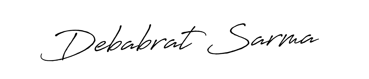 This is the best signature style for the Debabrat Sarma name. Also you like these signature font (Antro_Vectra_Bolder). Mix name signature. Debabrat Sarma signature style 7 images and pictures png