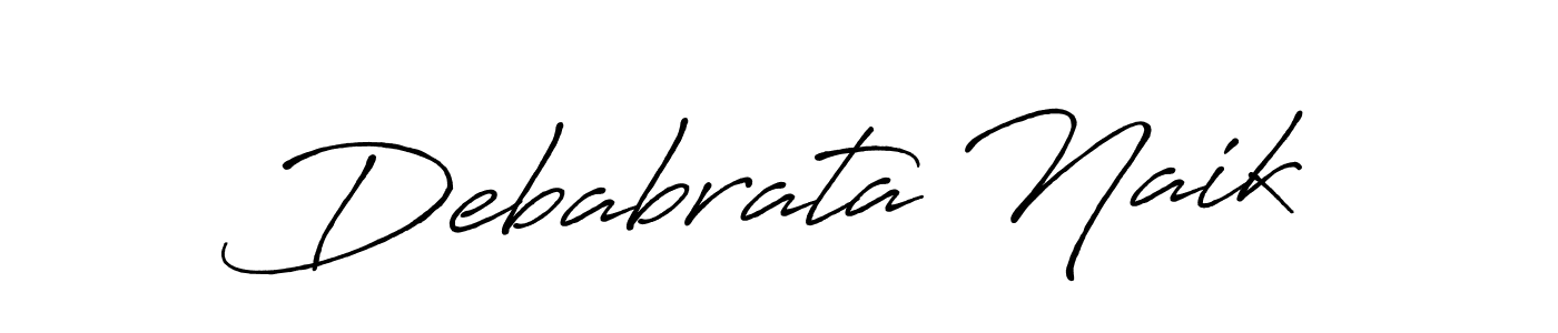 Make a short Debabrata Naik signature style. Manage your documents anywhere anytime using Antro_Vectra_Bolder. Create and add eSignatures, submit forms, share and send files easily. Debabrata Naik signature style 7 images and pictures png