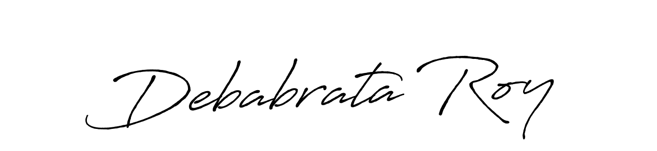 Also we have Debabrata Roy name is the best signature style. Create professional handwritten signature collection using Antro_Vectra_Bolder autograph style. Debabrata Roy signature style 7 images and pictures png