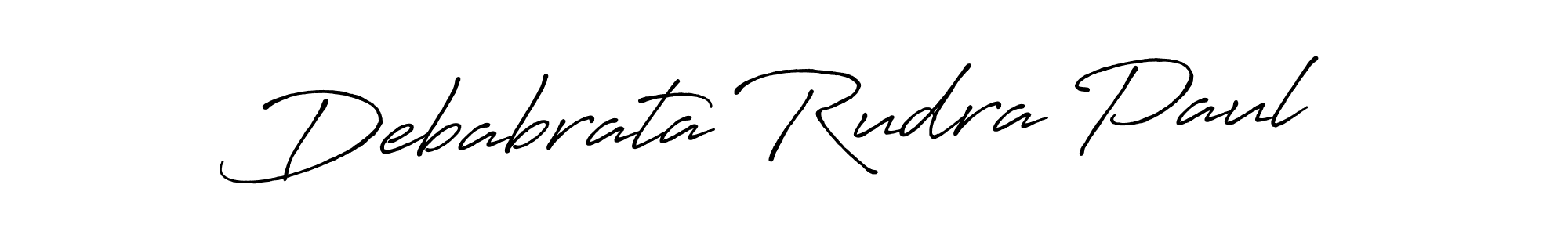 The best way (Antro_Vectra_Bolder) to make a short signature is to pick only two or three words in your name. The name Debabrata Rudra Paul include a total of six letters. For converting this name. Debabrata Rudra Paul signature style 7 images and pictures png