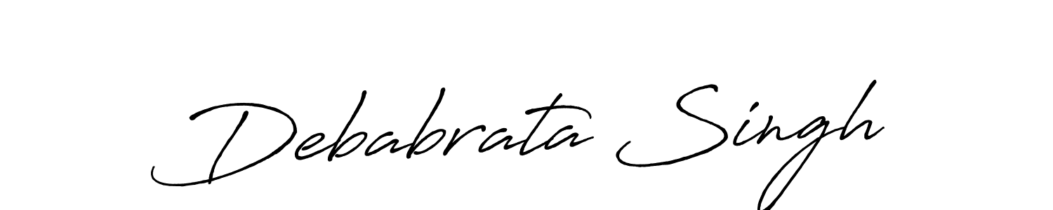 Make a short Debabrata Singh signature style. Manage your documents anywhere anytime using Antro_Vectra_Bolder. Create and add eSignatures, submit forms, share and send files easily. Debabrata Singh signature style 7 images and pictures png