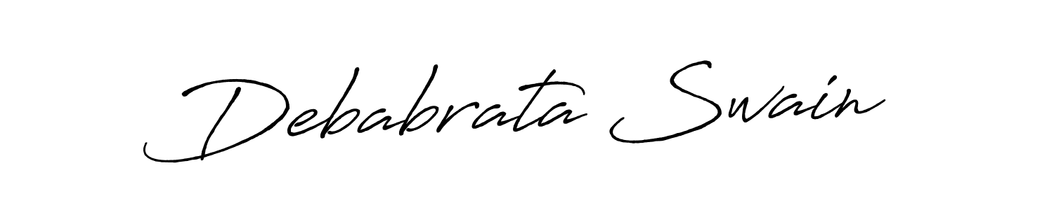 Debabrata Swain stylish signature style. Best Handwritten Sign (Antro_Vectra_Bolder) for my name. Handwritten Signature Collection Ideas for my name Debabrata Swain. Debabrata Swain signature style 7 images and pictures png