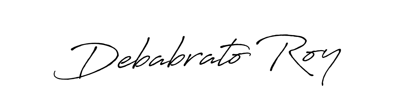 Also You can easily find your signature by using the search form. We will create Debabrato Roy name handwritten signature images for you free of cost using Antro_Vectra_Bolder sign style. Debabrato Roy signature style 7 images and pictures png