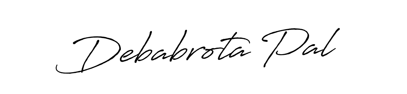 How to make Debabrota Pal signature? Antro_Vectra_Bolder is a professional autograph style. Create handwritten signature for Debabrota Pal name. Debabrota Pal signature style 7 images and pictures png