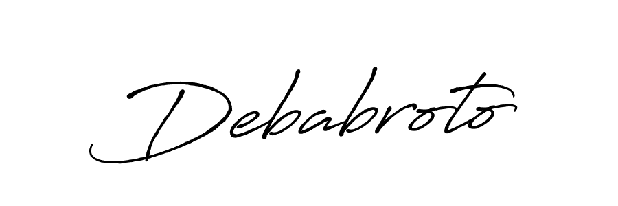 Also You can easily find your signature by using the search form. We will create Debabroto name handwritten signature images for you free of cost using Antro_Vectra_Bolder sign style. Debabroto signature style 7 images and pictures png
