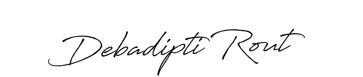 Create a beautiful signature design for name Debadipti Rout. With this signature (Antro_Vectra_Bolder) fonts, you can make a handwritten signature for free. Debadipti Rout signature style 7 images and pictures png