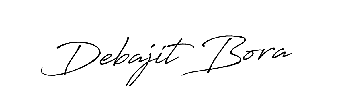 Design your own signature with our free online signature maker. With this signature software, you can create a handwritten (Antro_Vectra_Bolder) signature for name Debajit Bora. Debajit Bora signature style 7 images and pictures png