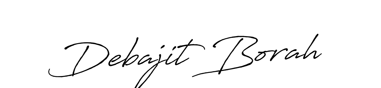 Design your own signature with our free online signature maker. With this signature software, you can create a handwritten (Antro_Vectra_Bolder) signature for name Debajit Borah. Debajit Borah signature style 7 images and pictures png