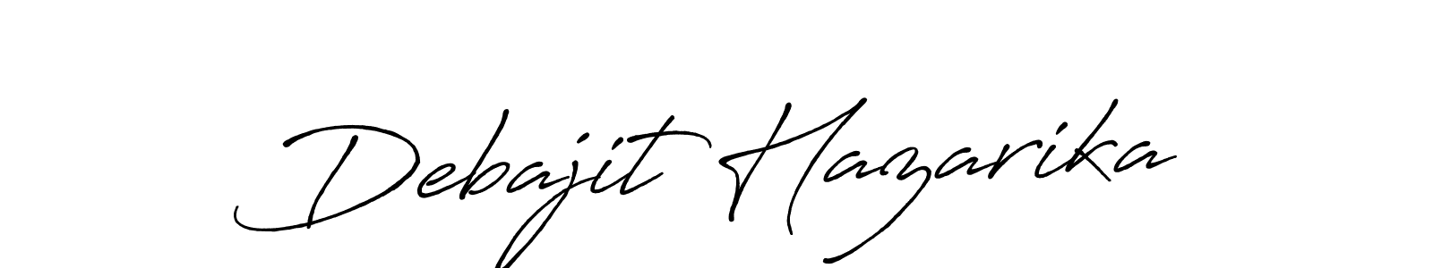 Also we have Debajit Hazarika name is the best signature style. Create professional handwritten signature collection using Antro_Vectra_Bolder autograph style. Debajit Hazarika signature style 7 images and pictures png