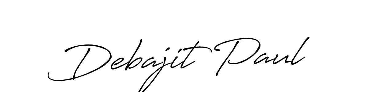 The best way (Antro_Vectra_Bolder) to make a short signature is to pick only two or three words in your name. The name Debajit Paul include a total of six letters. For converting this name. Debajit Paul signature style 7 images and pictures png