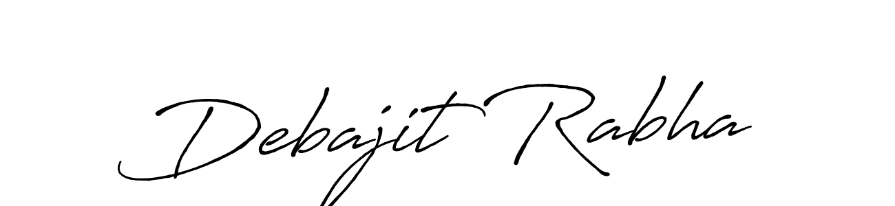 Design your own signature with our free online signature maker. With this signature software, you can create a handwritten (Antro_Vectra_Bolder) signature for name Debajit Rabha. Debajit Rabha signature style 7 images and pictures png