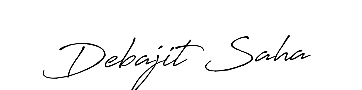 Use a signature maker to create a handwritten signature online. With this signature software, you can design (Antro_Vectra_Bolder) your own signature for name Debajit Saha. Debajit Saha signature style 7 images and pictures png
