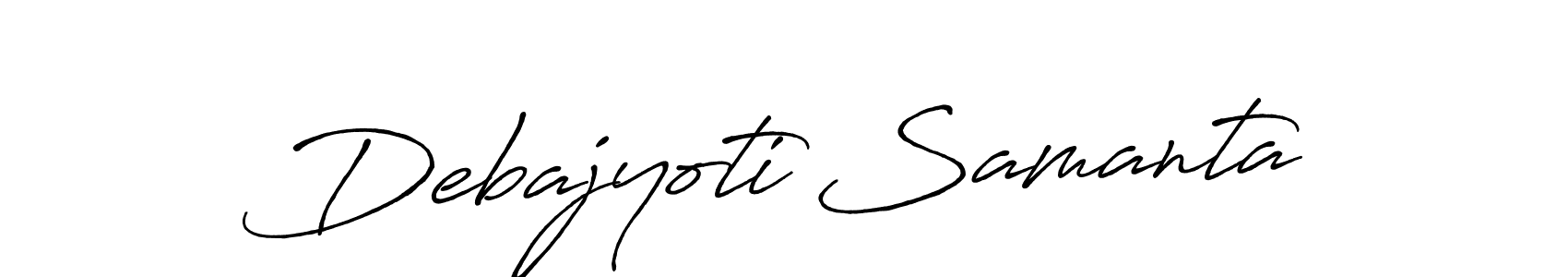 Use a signature maker to create a handwritten signature online. With this signature software, you can design (Antro_Vectra_Bolder) your own signature for name Debajyoti Samanta. Debajyoti Samanta signature style 7 images and pictures png