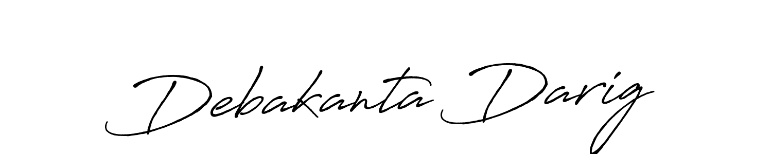 You can use this online signature creator to create a handwritten signature for the name Debakanta Darig. This is the best online autograph maker. Debakanta Darig signature style 7 images and pictures png
