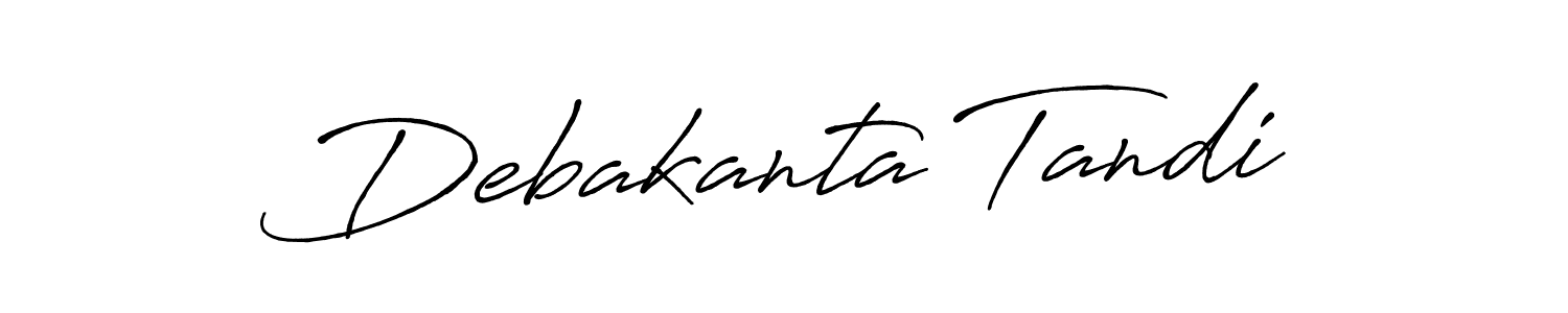 It looks lik you need a new signature style for name Debakanta Tandi. Design unique handwritten (Antro_Vectra_Bolder) signature with our free signature maker in just a few clicks. Debakanta Tandi signature style 7 images and pictures png