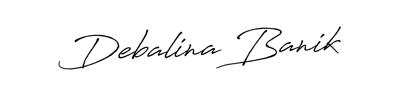 The best way (Antro_Vectra_Bolder) to make a short signature is to pick only two or three words in your name. The name Debalina Banik include a total of six letters. For converting this name. Debalina Banik signature style 7 images and pictures png
