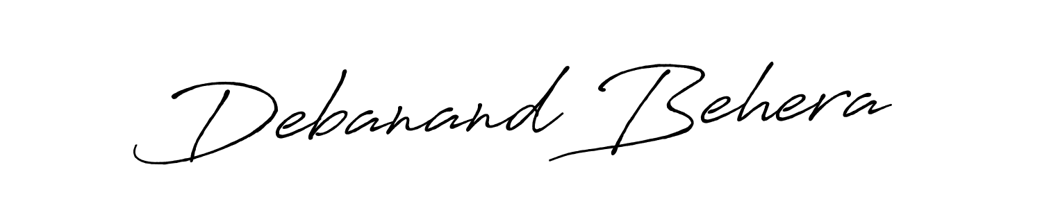 You should practise on your own different ways (Antro_Vectra_Bolder) to write your name (Debanand Behera) in signature. don't let someone else do it for you. Debanand Behera signature style 7 images and pictures png