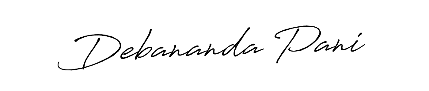 The best way (Antro_Vectra_Bolder) to make a short signature is to pick only two or three words in your name. The name Debananda Pani include a total of six letters. For converting this name. Debananda Pani signature style 7 images and pictures png