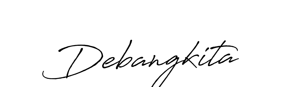 Also You can easily find your signature by using the search form. We will create Debangkita name handwritten signature images for you free of cost using Antro_Vectra_Bolder sign style. Debangkita signature style 7 images and pictures png
